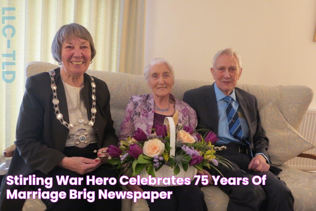 Stirling war hero celebrates 75 years of marriage Brig Newspaper