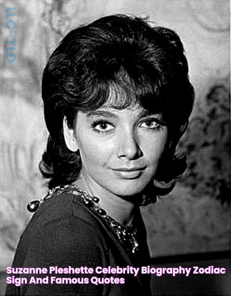 Suzanne Pleshette Celebrity biography, zodiac sign and famous quotes