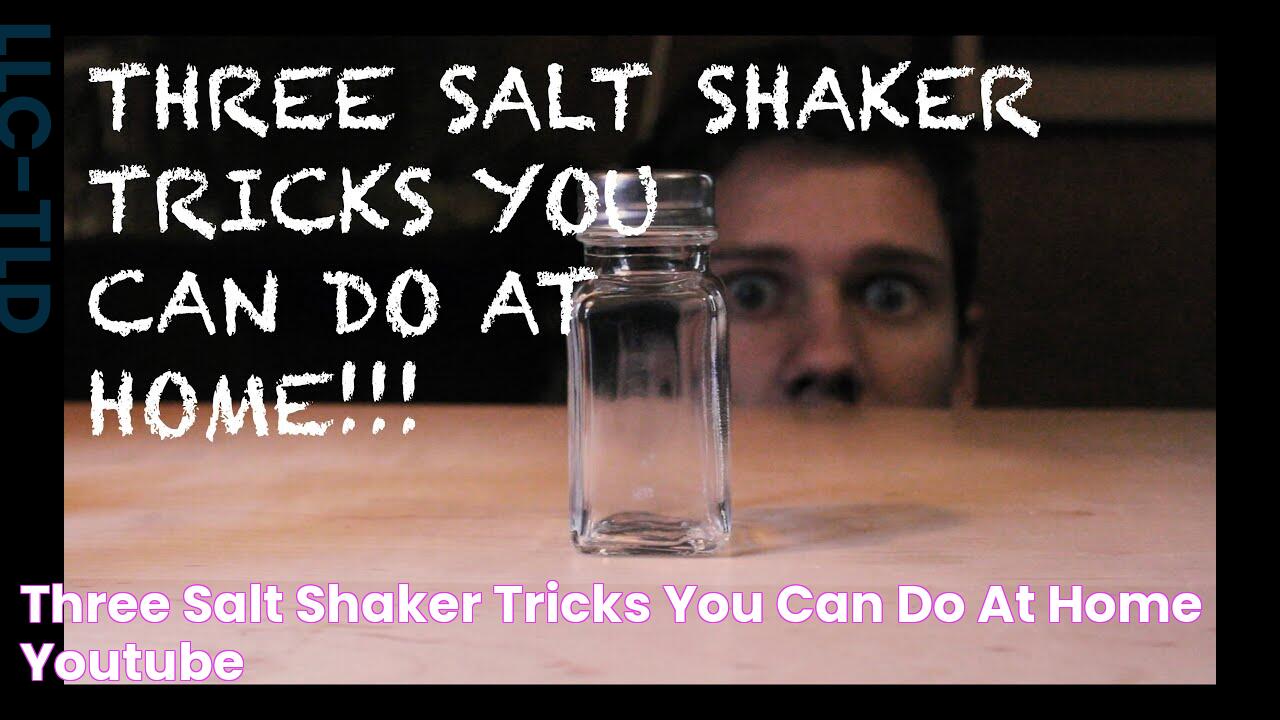 THREE SALT SHAKER TRICKS YOU CAN DO AT HOME! YouTube