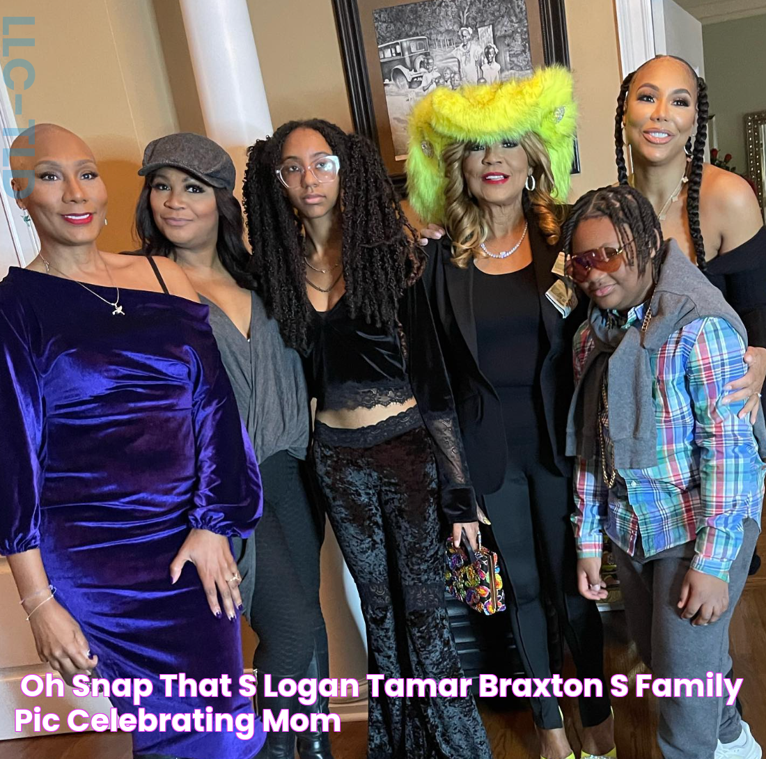 ‘Oh Snap That’s Logan?’ Tamar Braxton’s Family Pic Celebrating Mom