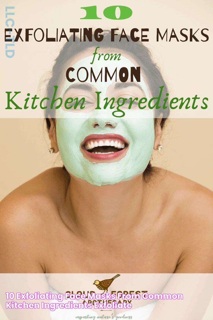 10 Exfoliating Face Masks from Common Kitchen Ingredients Exfoliate