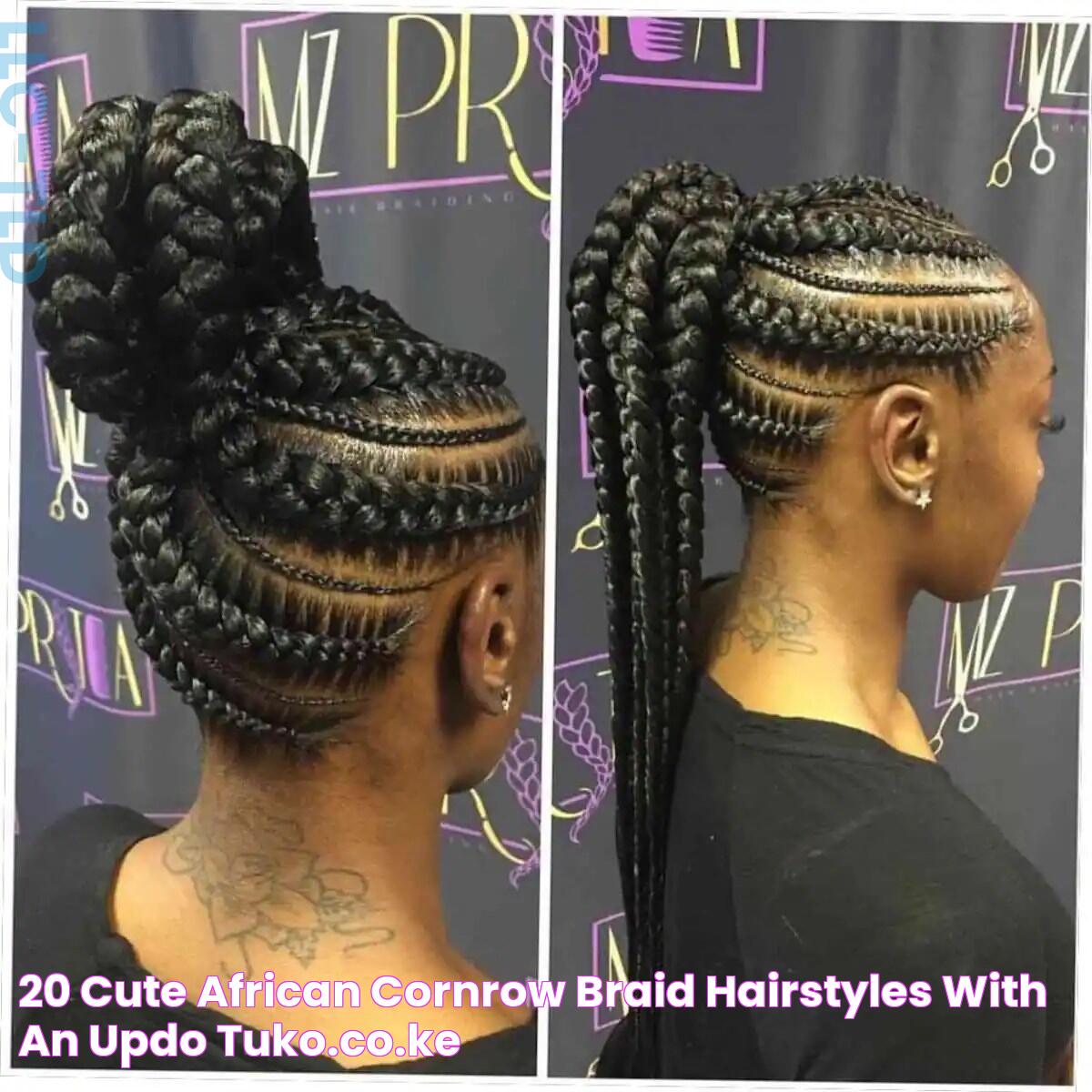 Impressive Cornrow Braid Updo: Step-by-Step Guide And Inspiring Ideas