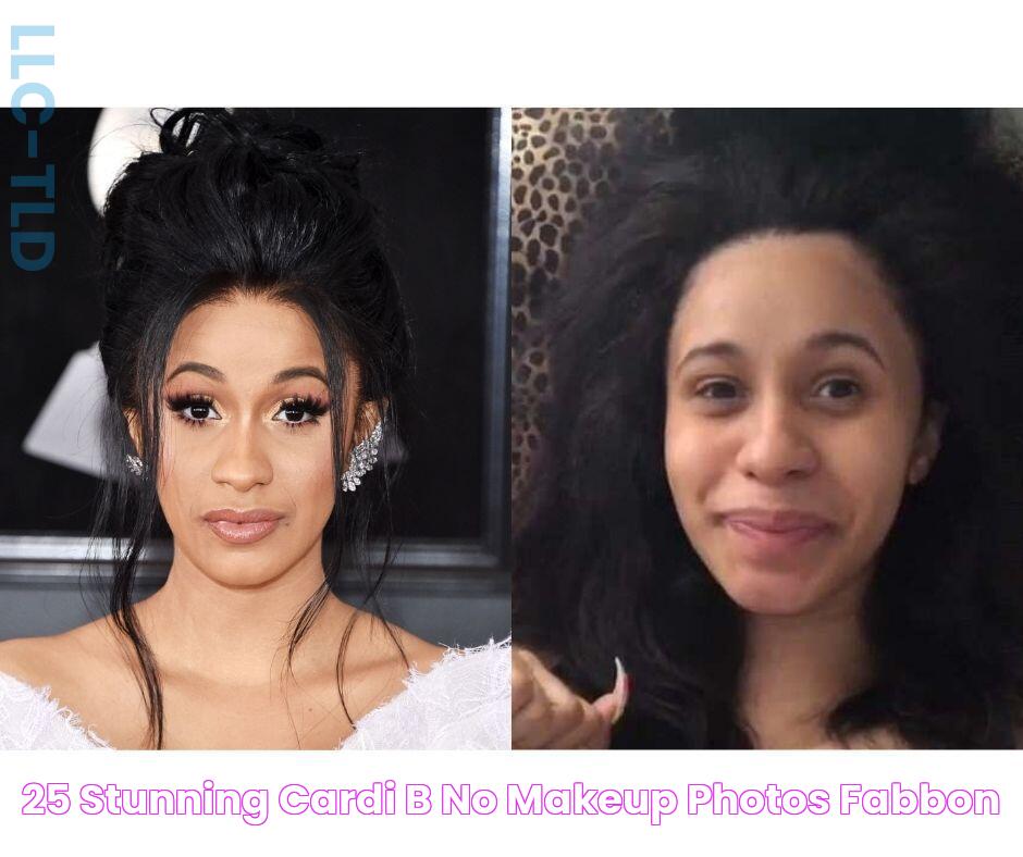 25 Stunning Cardi B No Makeup Photos Fabbon