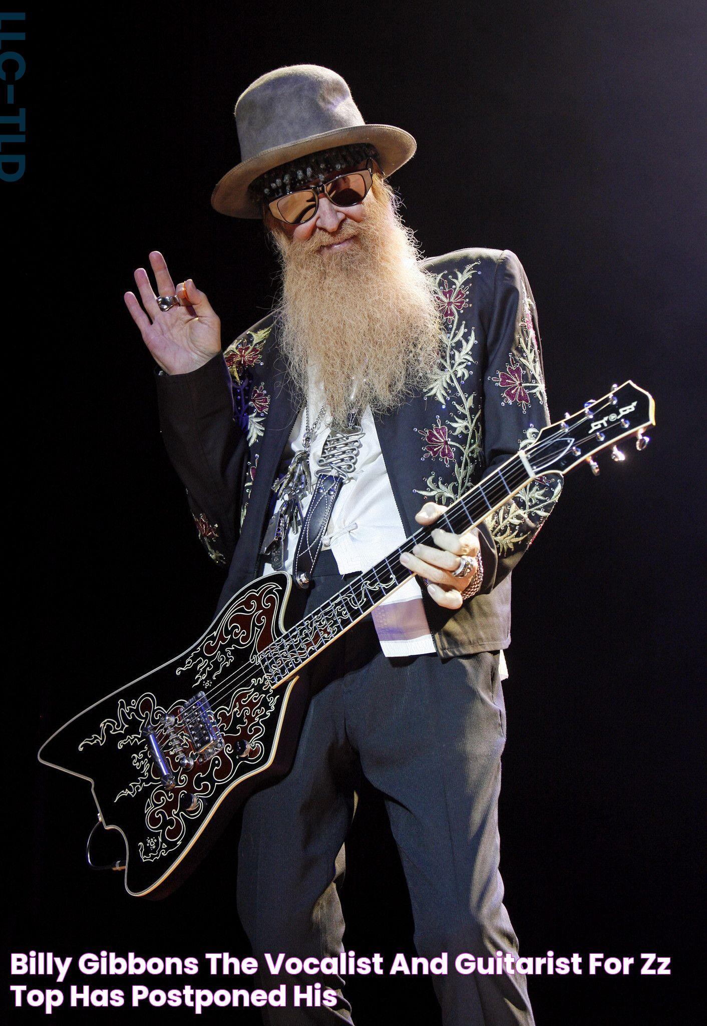 Billy Gibbons, the vocalist and guitarist for ZZ Top, has postponed his