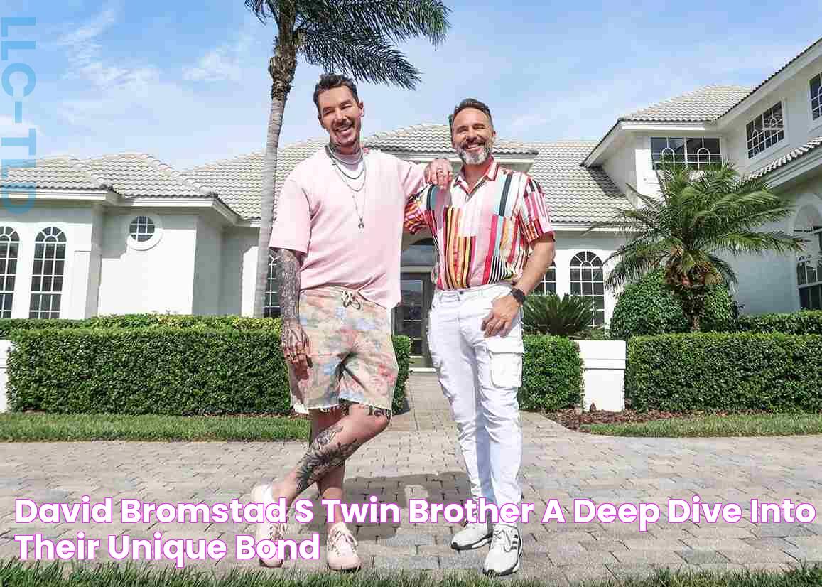 David Bromstad's Twin Brother: Uncovering The Sibling Bond