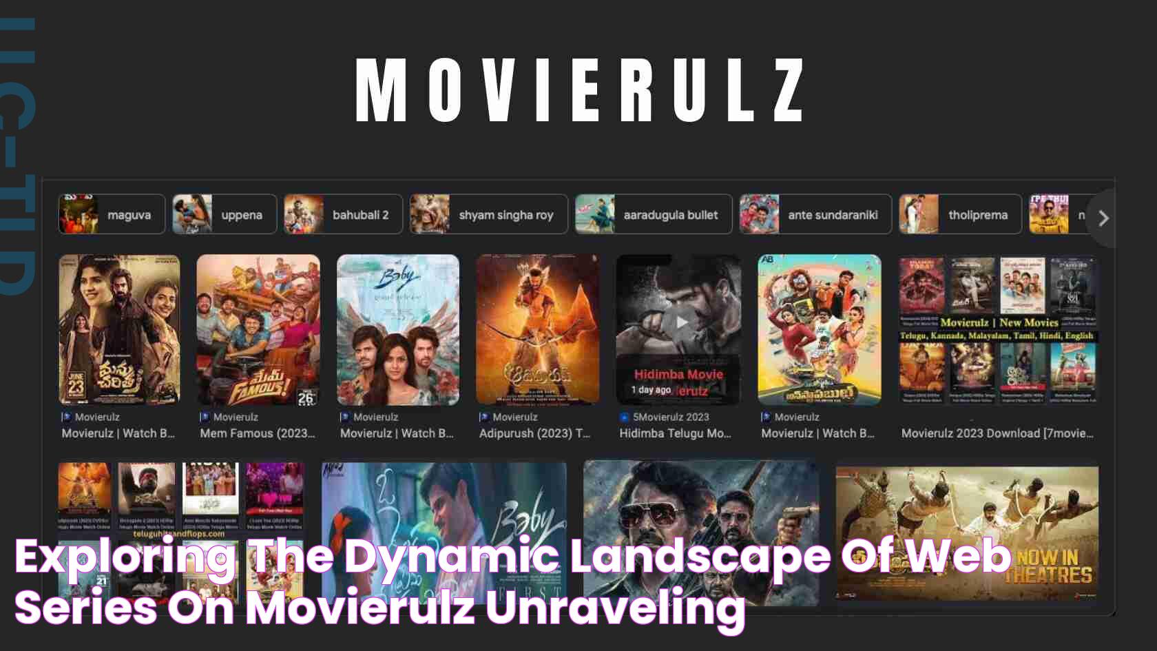 Exploring the Dynamic Landscape of Web Series on Movierulz Unraveling