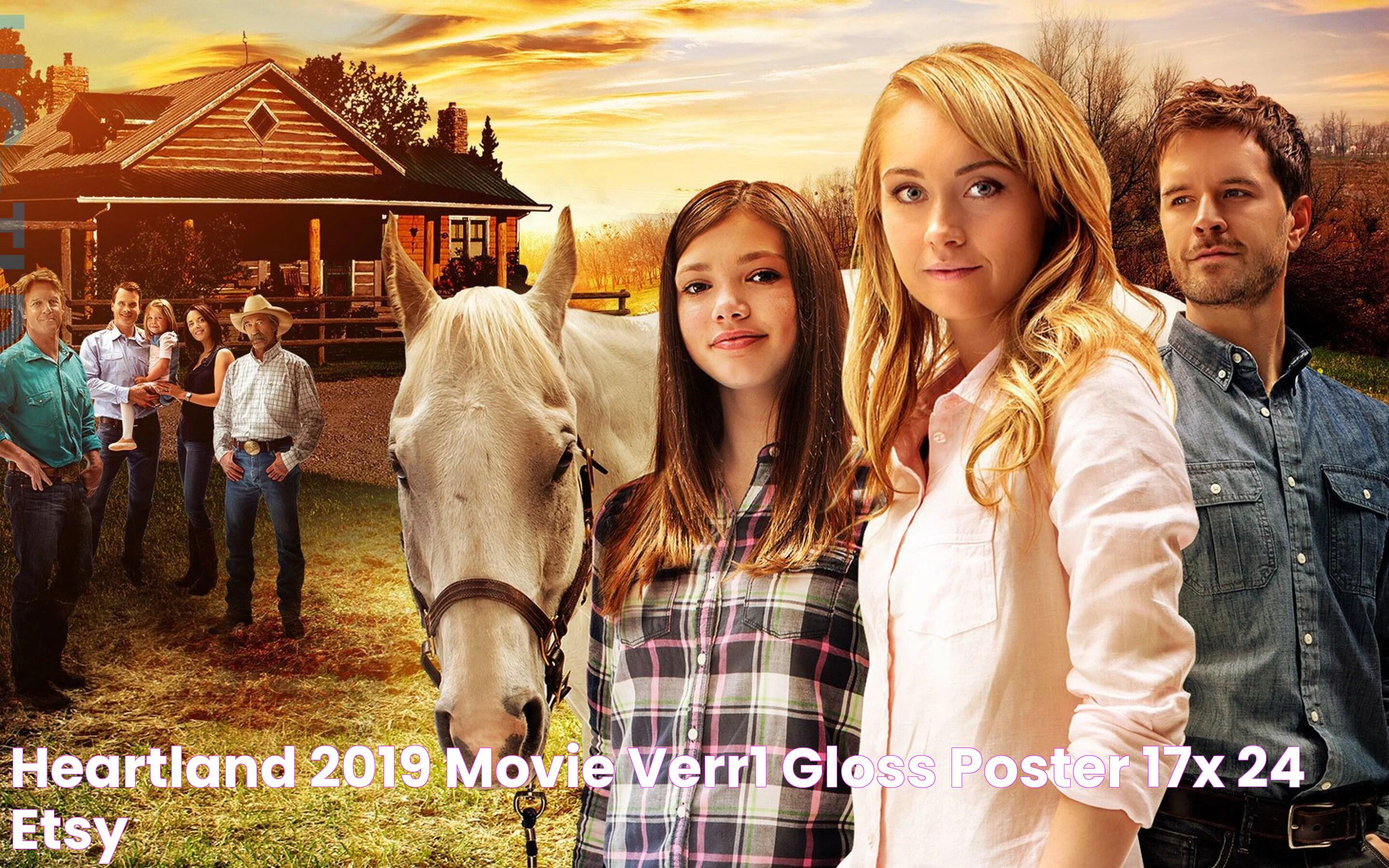 Heartland 2019 movie verr1 gloss poster 17x 24 Etsy