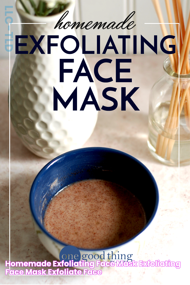 Homemade Exfoliating Face Mask Exfoliating face mask, Exfoliate face