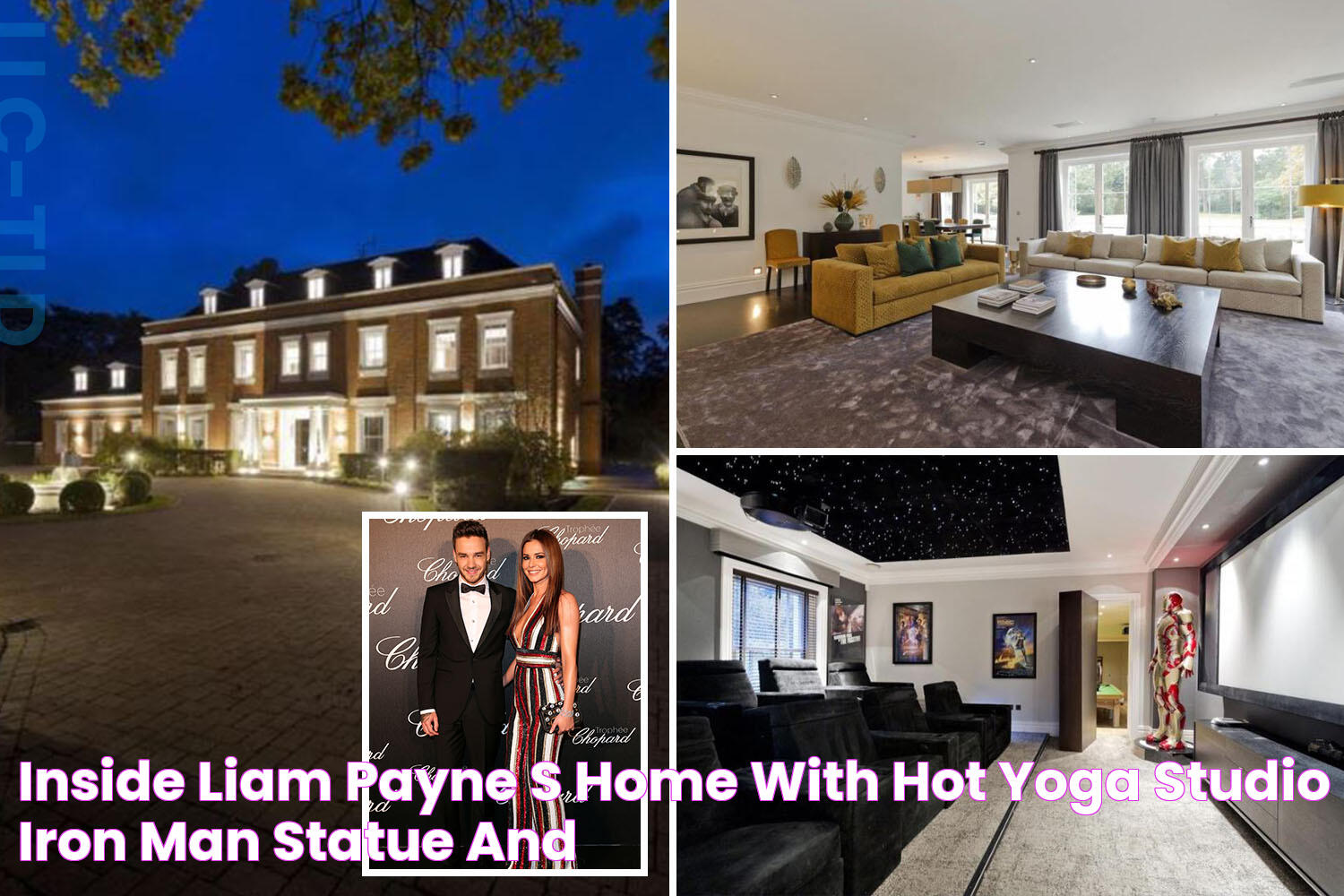 Inside Liam Payne's home with hot yoga studio, Iron Man statue and