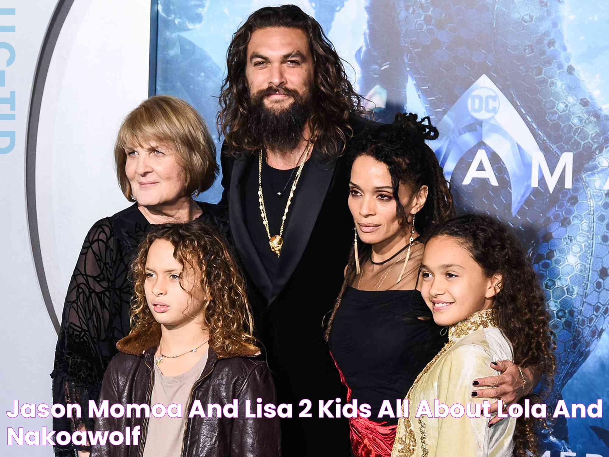 Jason Momoa and Lisa 2 Kids All About Lola and NakoaWolf