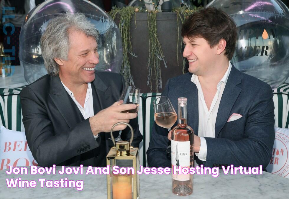 Jon Bovi Jovi and Son Jesse Hosting Virtual Wine Tasting