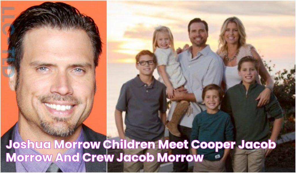 Joshua Morrow Children Meet Cooper Jacob Morrow and Crew Jacob Morrow