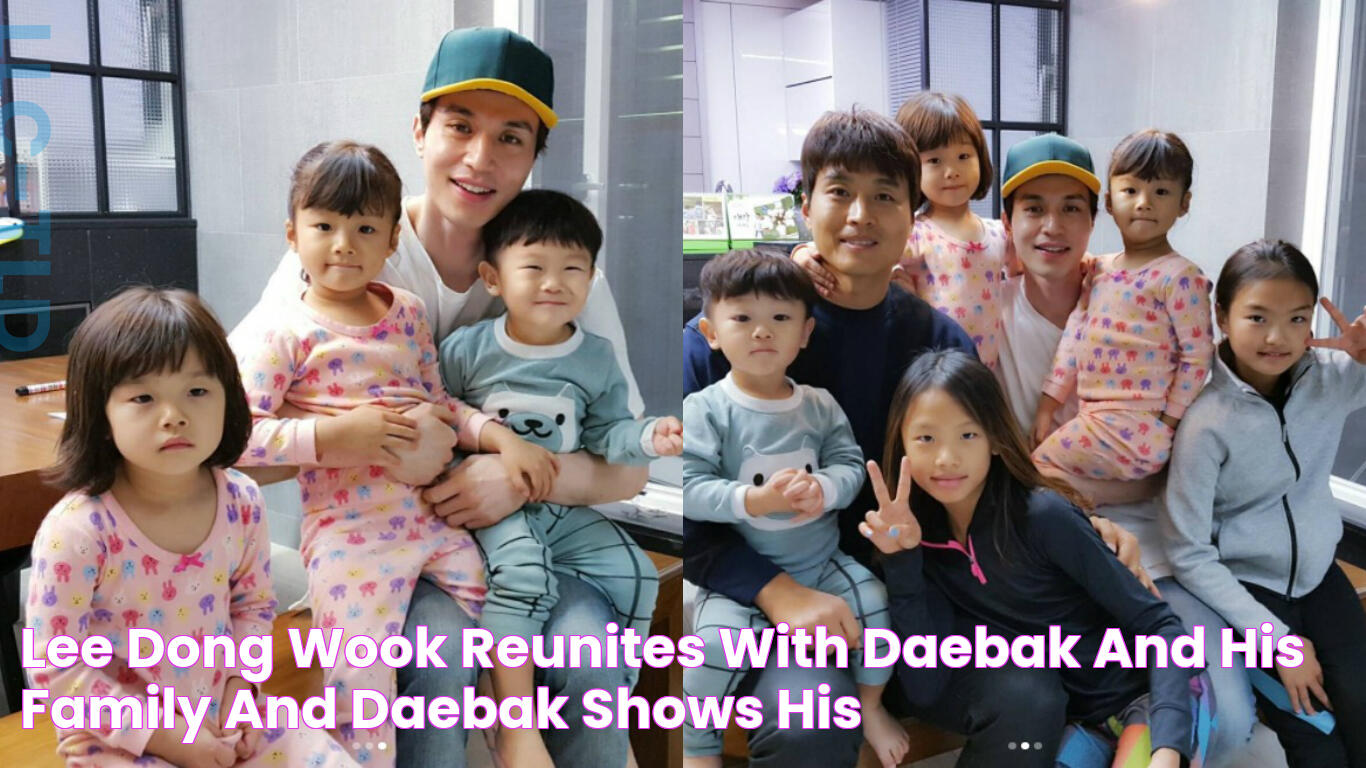 Lee Dong Wook Reunites With Daebak And His Family, And Daebak Shows His