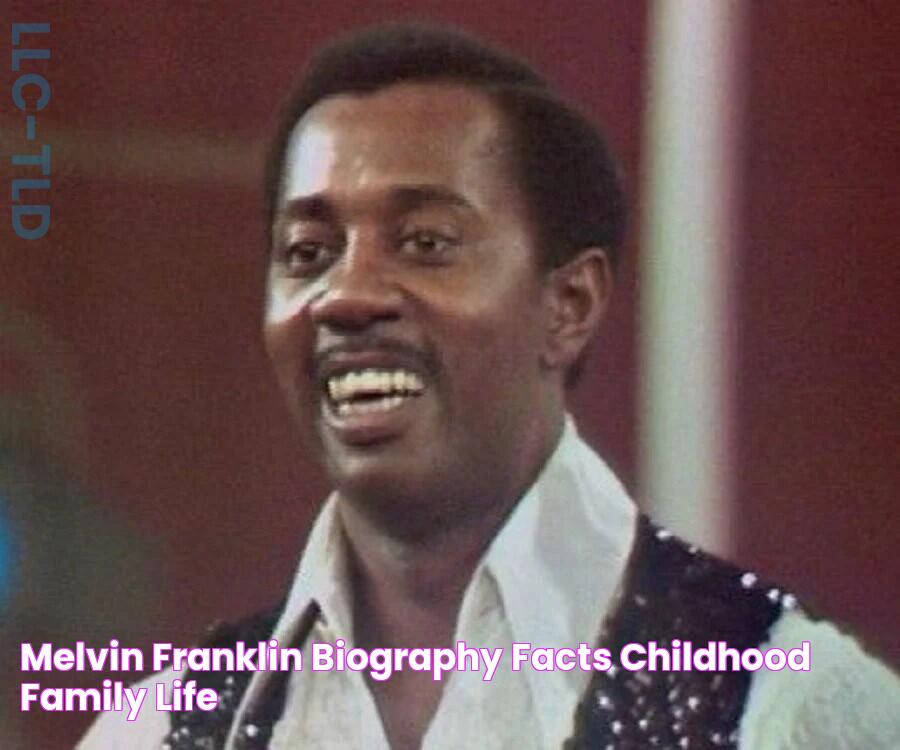 Melvin Franklin's Enduring Legacy: A Legendary Singer And Bassist