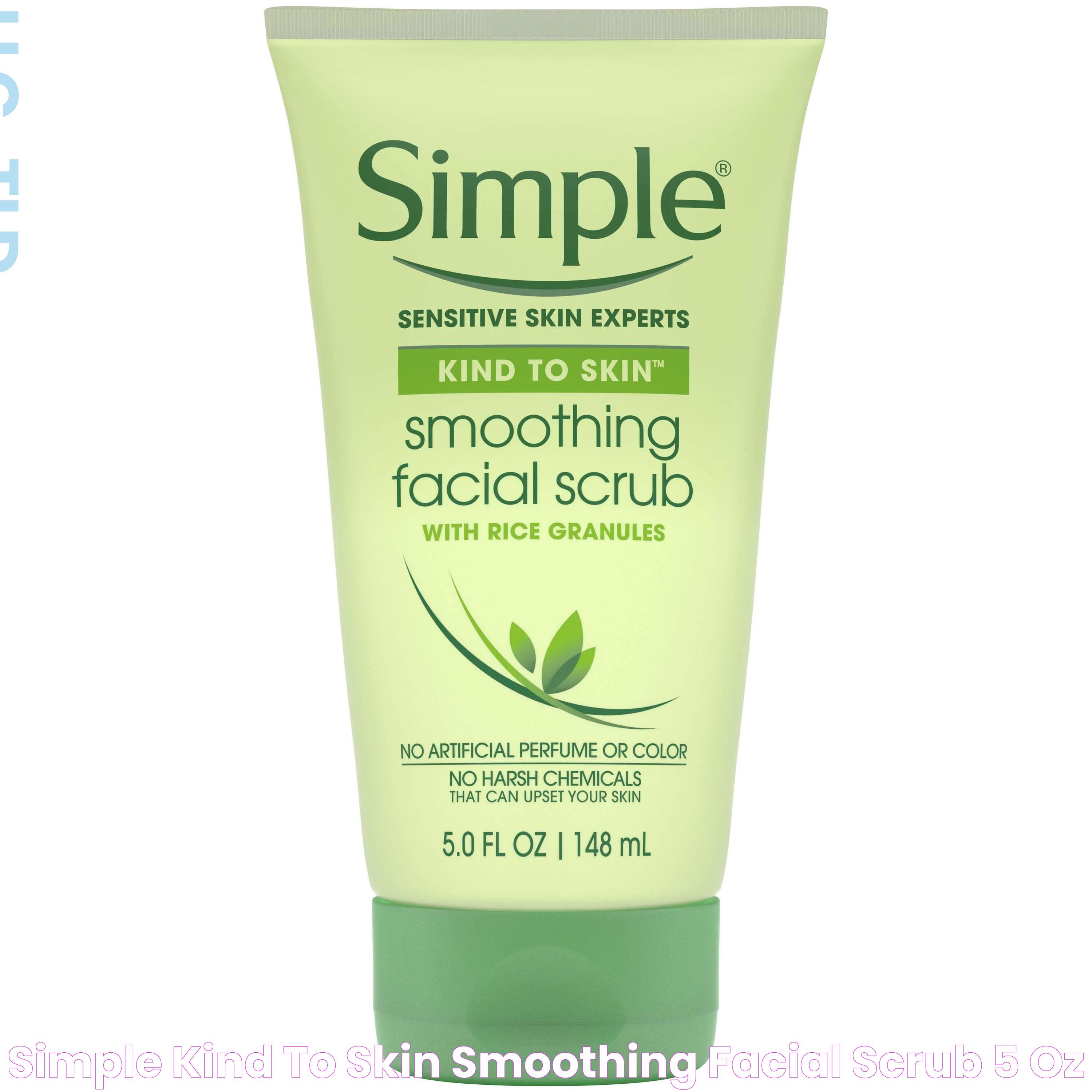 Simple Kind to Skin Smoothing Facial Scrub, 5 oz