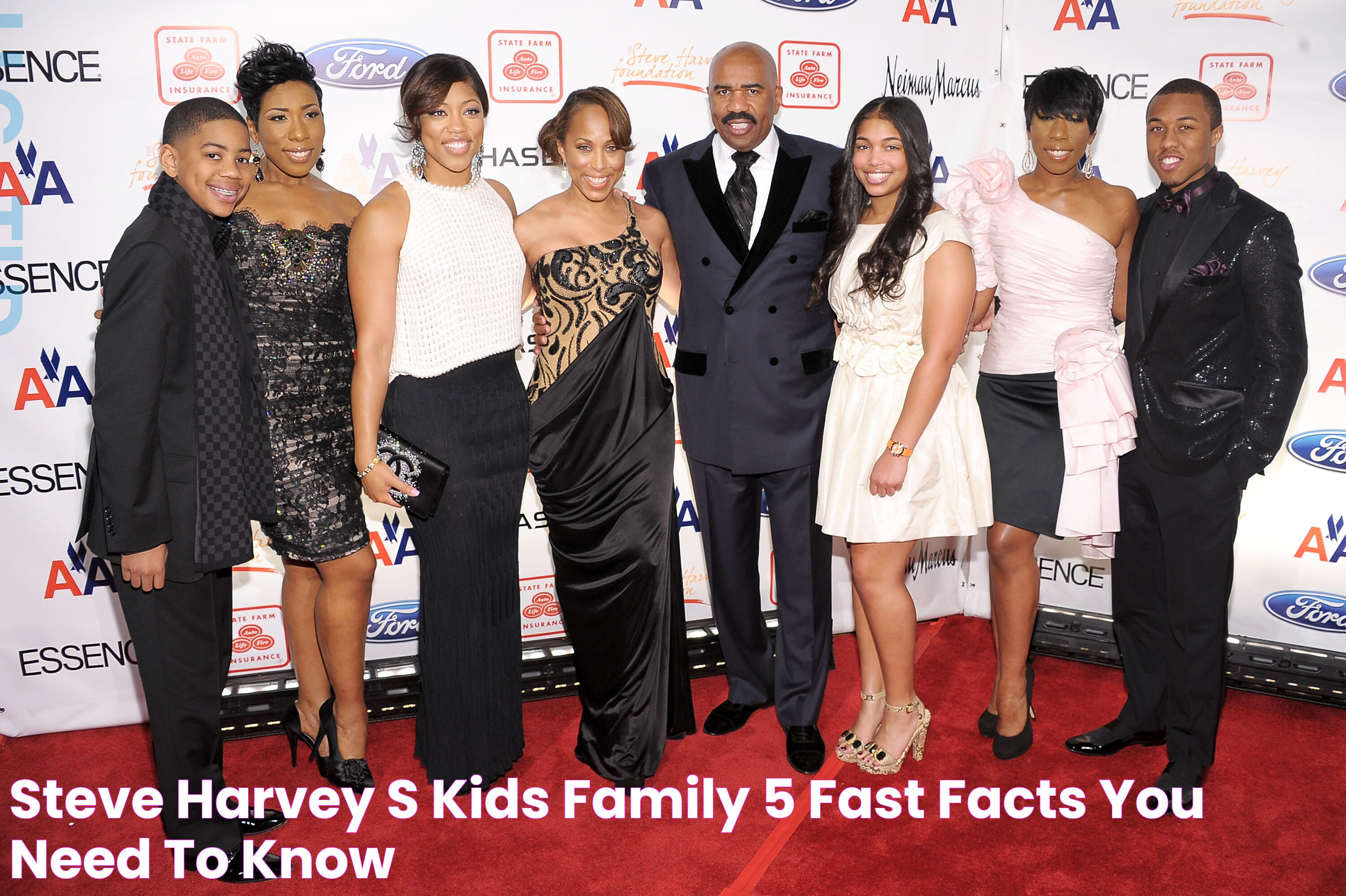 Meet The Amazing Children Of Steve Harvey: A Family Affair