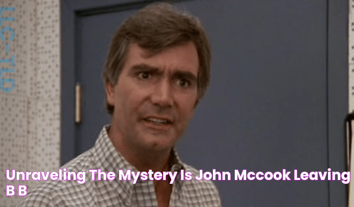 Unraveling The Mystery Is John McCook Leaving B&B?