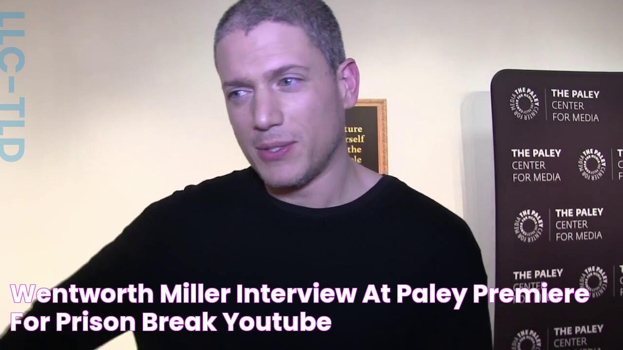 Wentworth Miller Interview at Paley Premiere for Prison Break YouTube