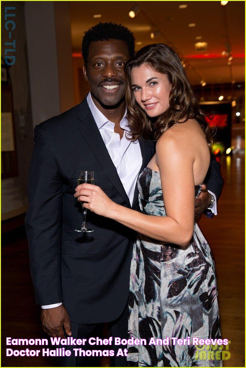 Eamonn Walker (Chef Boden) and Teri Reeves (Doctor Hallie Thomas) at