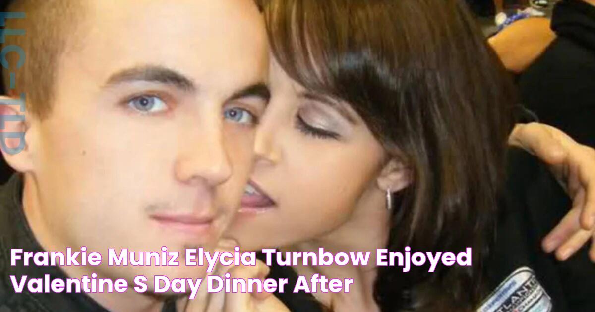 Frankie Muniz, Elycia Turnbow Enjoyed Valentine's Day Dinner after