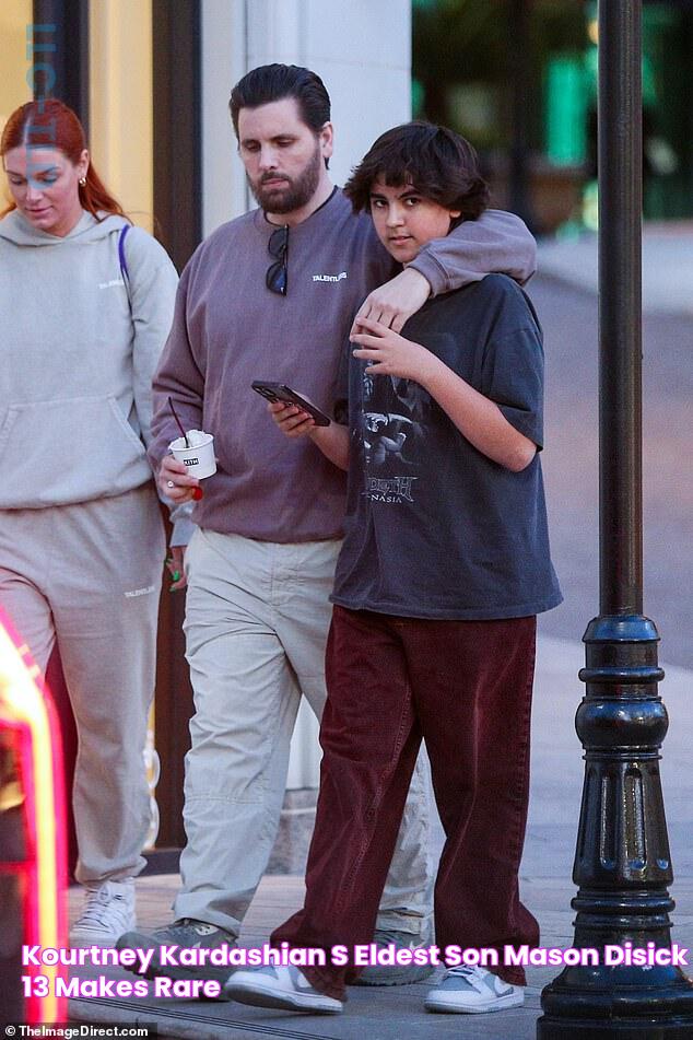 Kourtney Kardashian's eldest son Mason Disick, 13, makes RARE