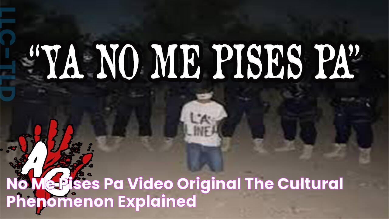 No Me Pises Pa Video Original The Cultural Phenomenon Explained