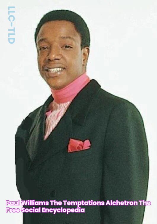 Paul Williams (The Temptations) Alchetron, the free social encyclopedia