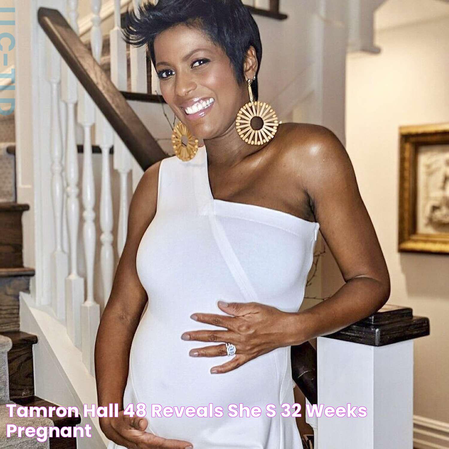 Tamron Hall, 48, Reveals She's 32 Weeks Pregnant