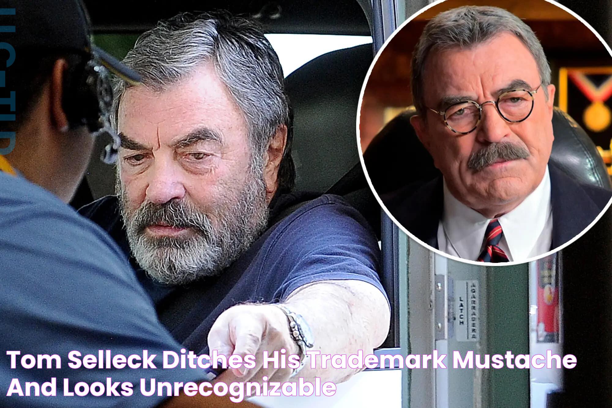 Tom Selleck ditches his trademark mustache and looks unrecognizable