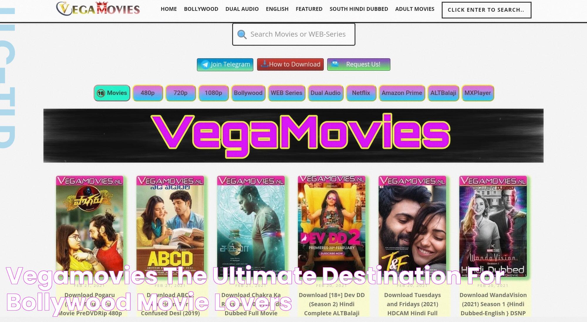 Vegamovies The Ultimate Destination For Bollywood Movie Lovers