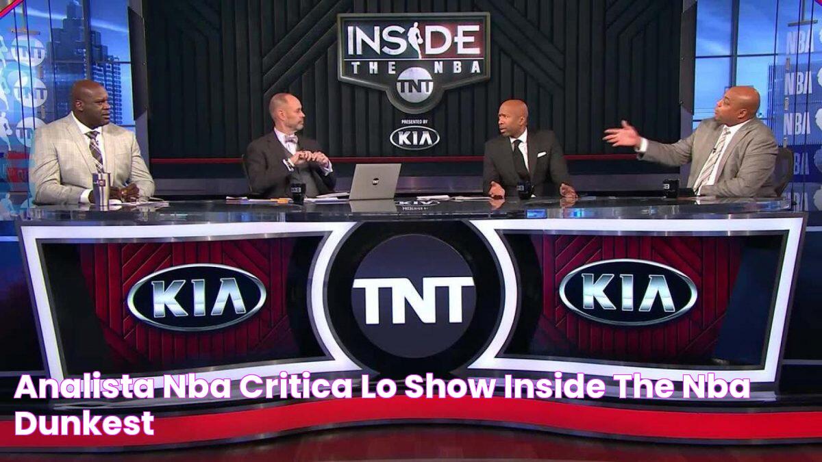 Unveiling The Criticisms: Commentator's Sharp Take On 'Inside The NBA'