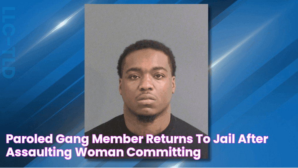 Paroled gang member returns to jail after assaulting woman, committing