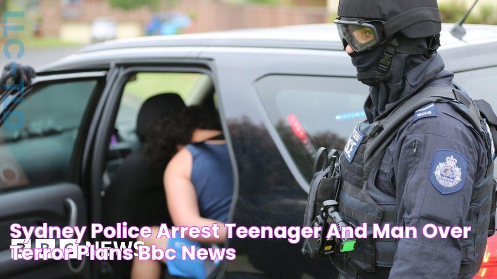 Sydney police arrest teenager and man over 'terror plans' BBC News