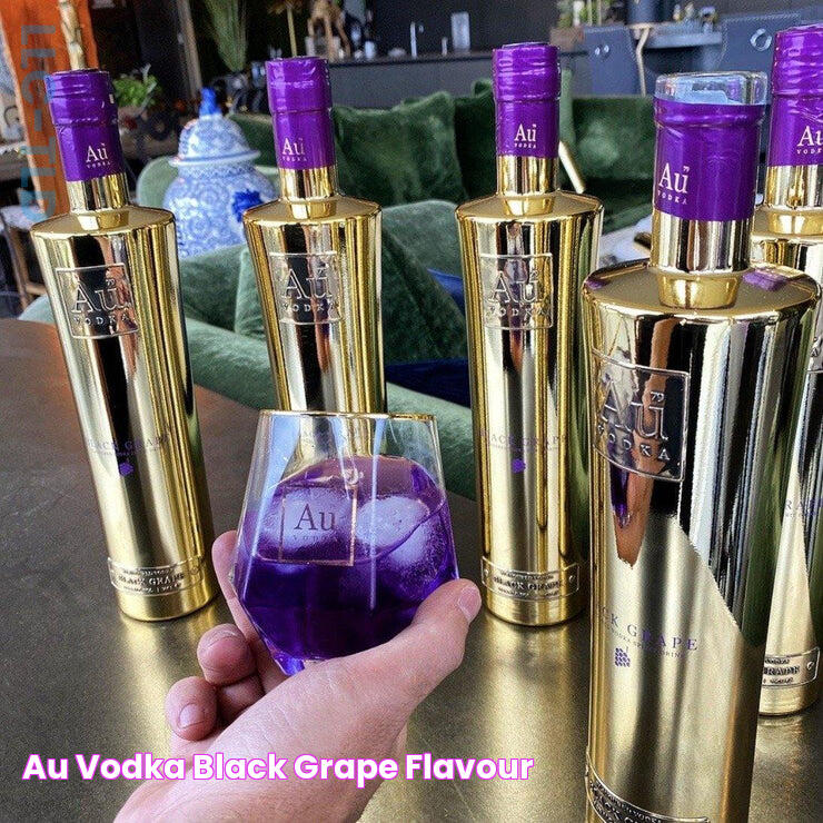 Au Vodka Black Grape Flavour