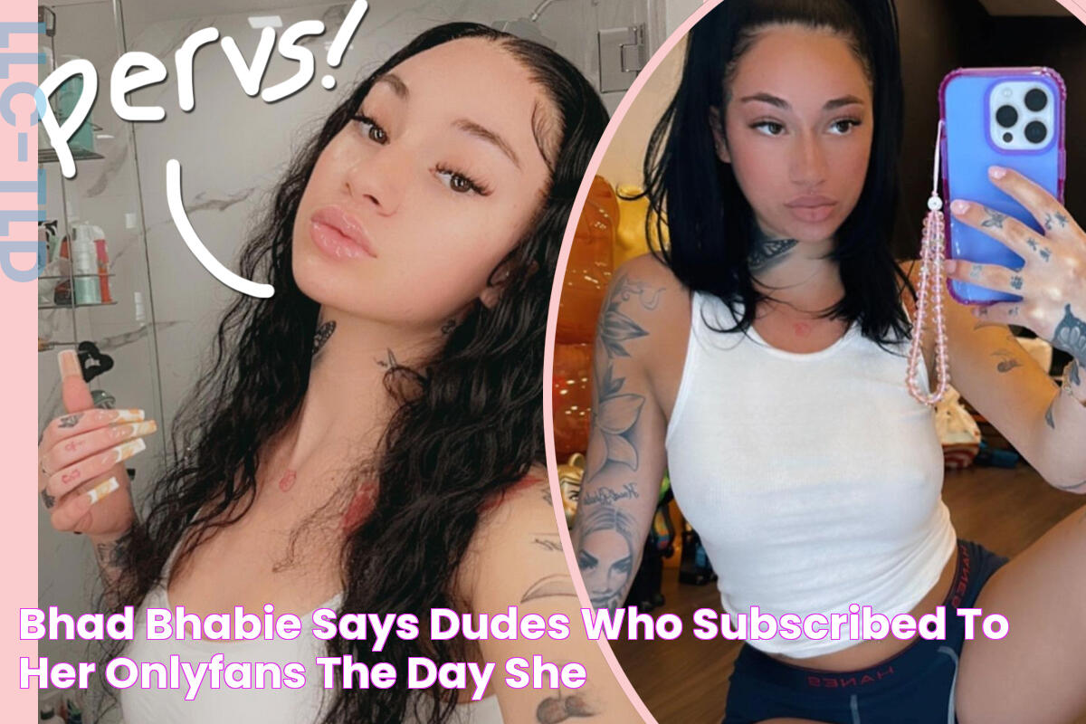 Bhad Bhabie Says Dudes Who Subscribed To Her OnlyFans The Day She