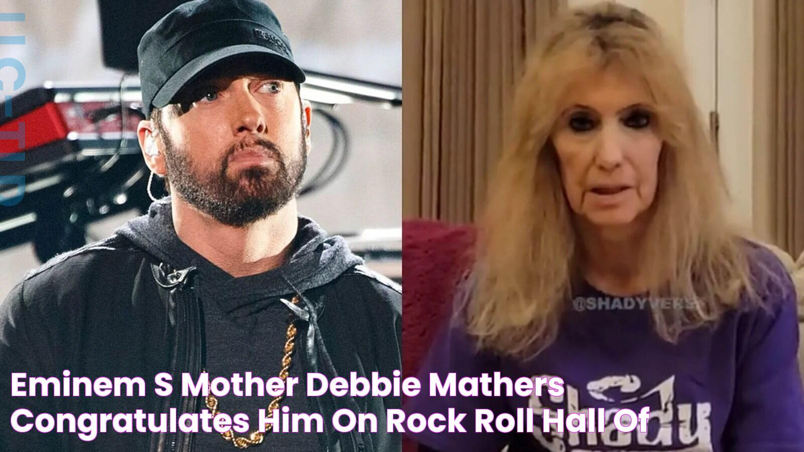 Eminem’s Mother Debbie Mathers Congratulates Him On Rock & Roll Hall Of