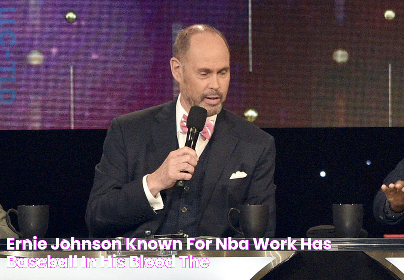 Ernie Johnson, known for NBA work, has baseball in his blood The