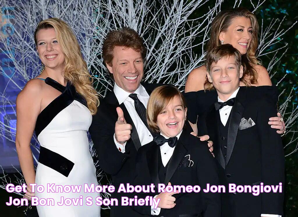 Get to know more about Romeo Jon Bongiovi, Jon Bon Jovi's son Briefly