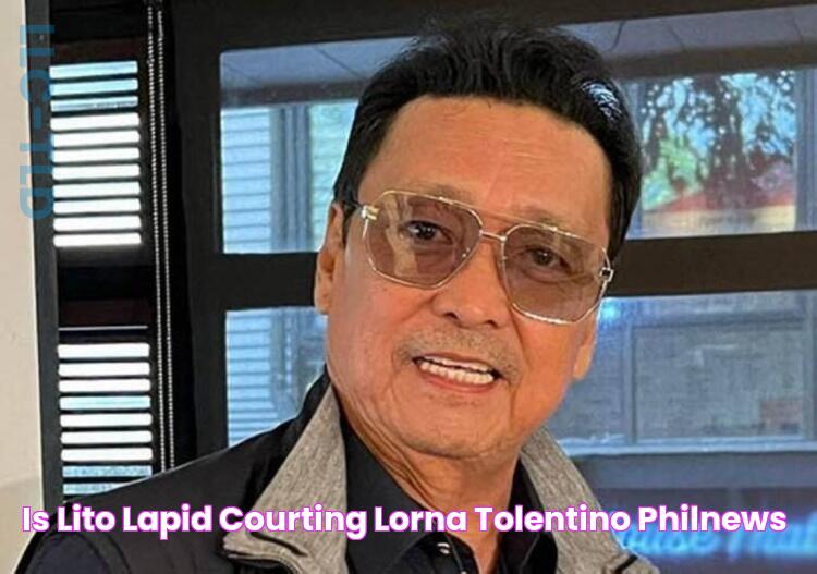 Is Lito Lapid Courting Lorna Tolentino? PhilNews