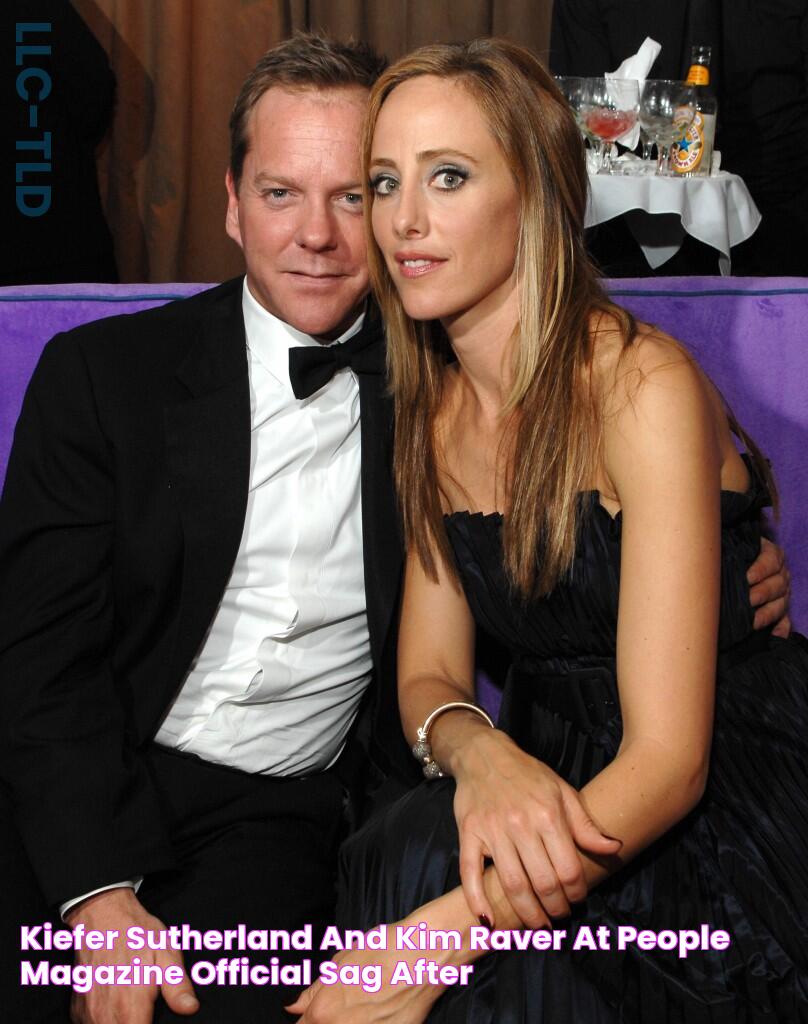 Kiefer Sutherland and Kim Raver at PEOPLE Magazine Official SAG After