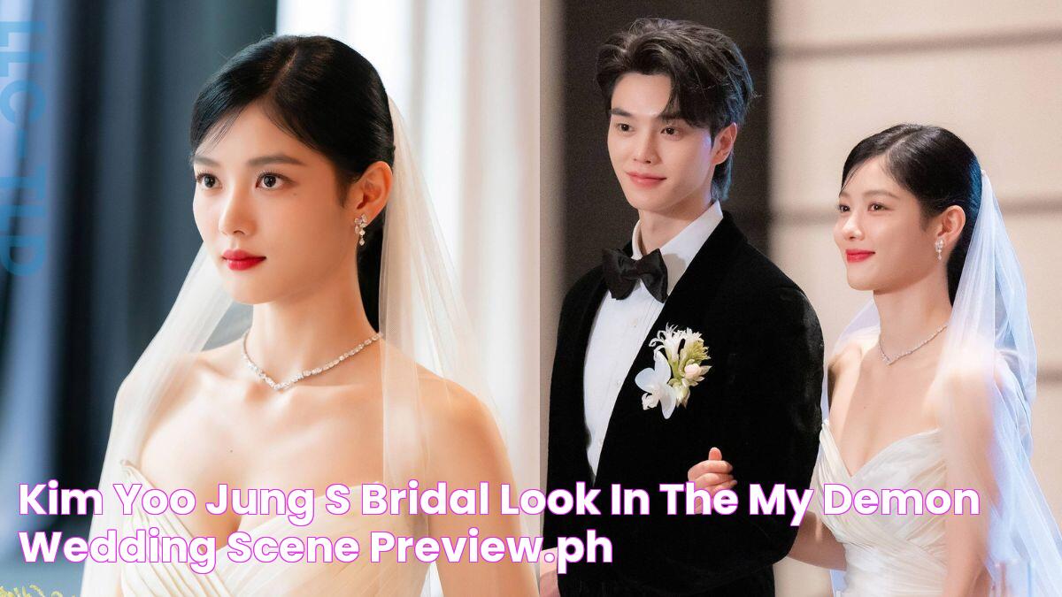 Kim Yoo Jung's Bridal Look in the My Demon Wedding Scene Preview.ph