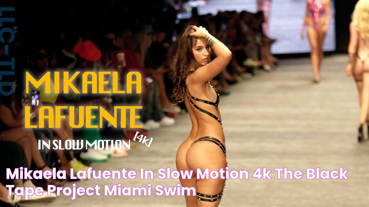 Mikaela Lafuente In Slow Motion 4k The Black Tape Project Miami Swim