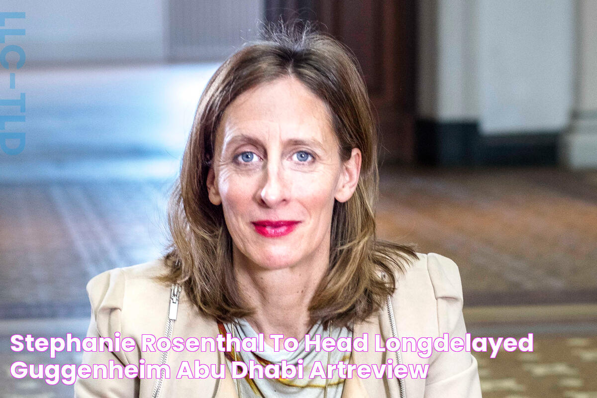 Stephanie Rosenthal to head longdelayed Guggenheim Abu Dhabi ArtReview