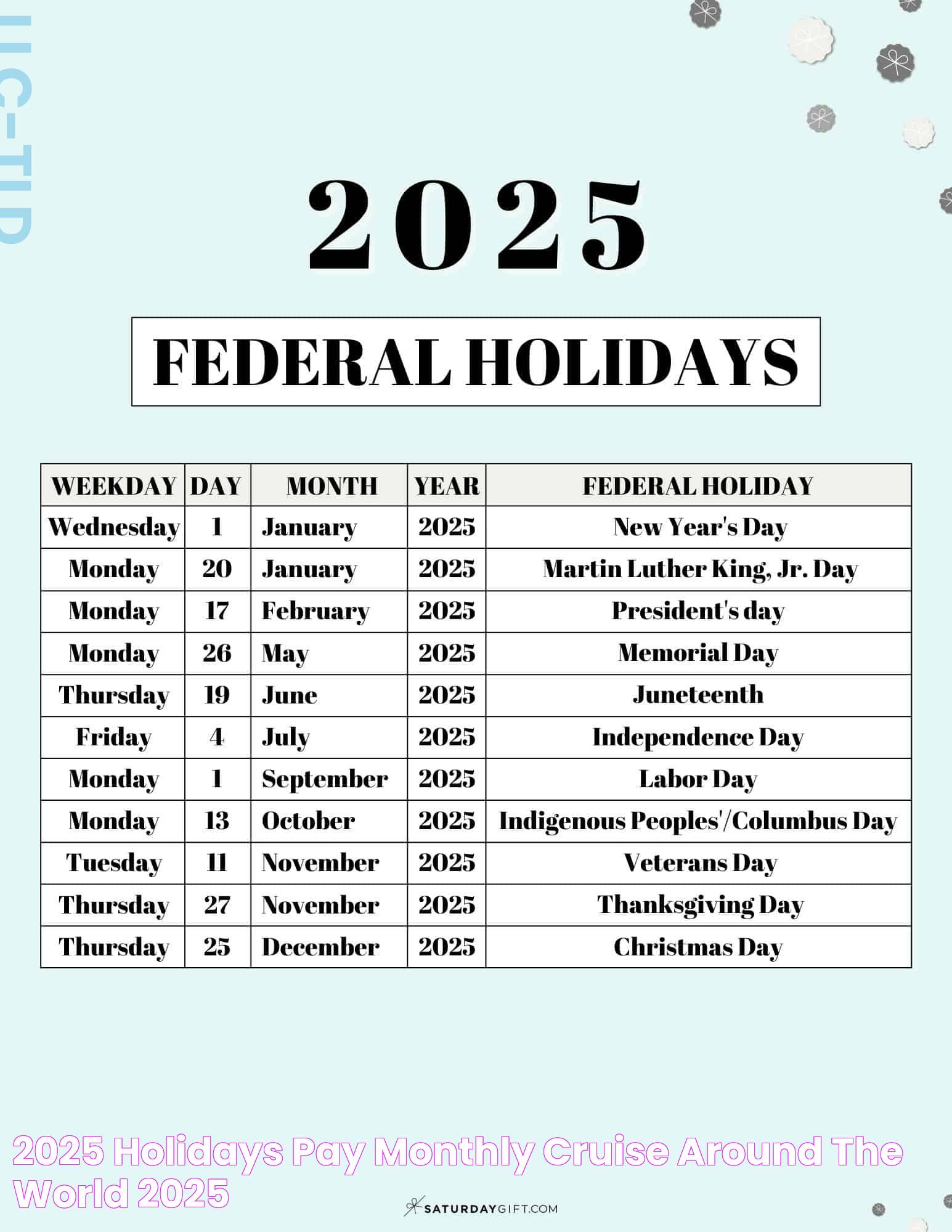 Breaking: Company Announces Cancellation Of 2025 Holidays