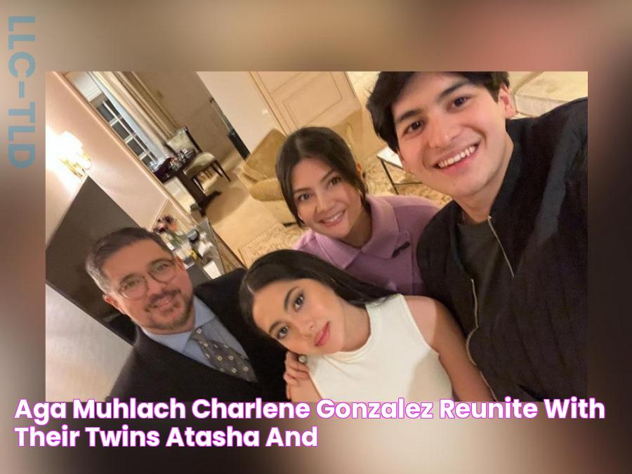 Aga Muhlach, Charlene Gonzalez reunite with their twins Atasha and