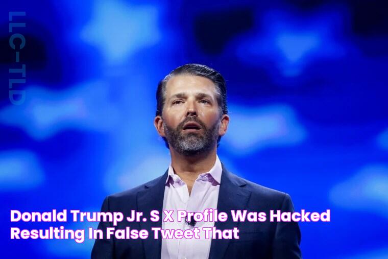 Donald Trump Jr.’s X profile was hacked, resulting in false tweet that