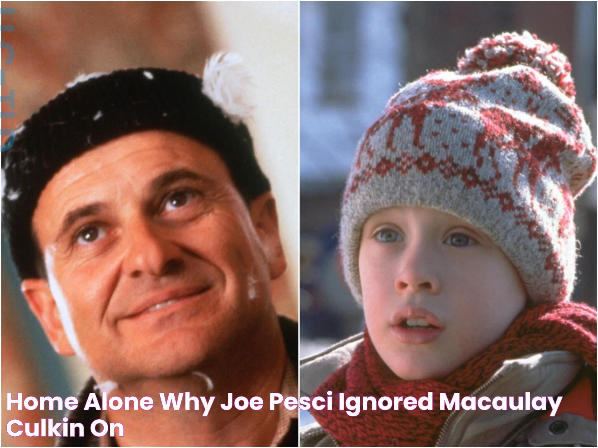 Joe Pesci's Infamous Bite On Macaulay Culkin On The Set: Shocking Anecdote