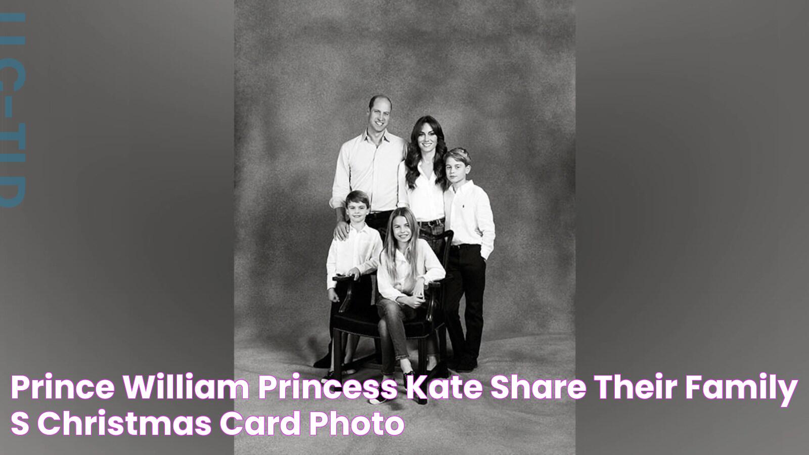 Prince William, Princess Kate share their family's Christmas card photo