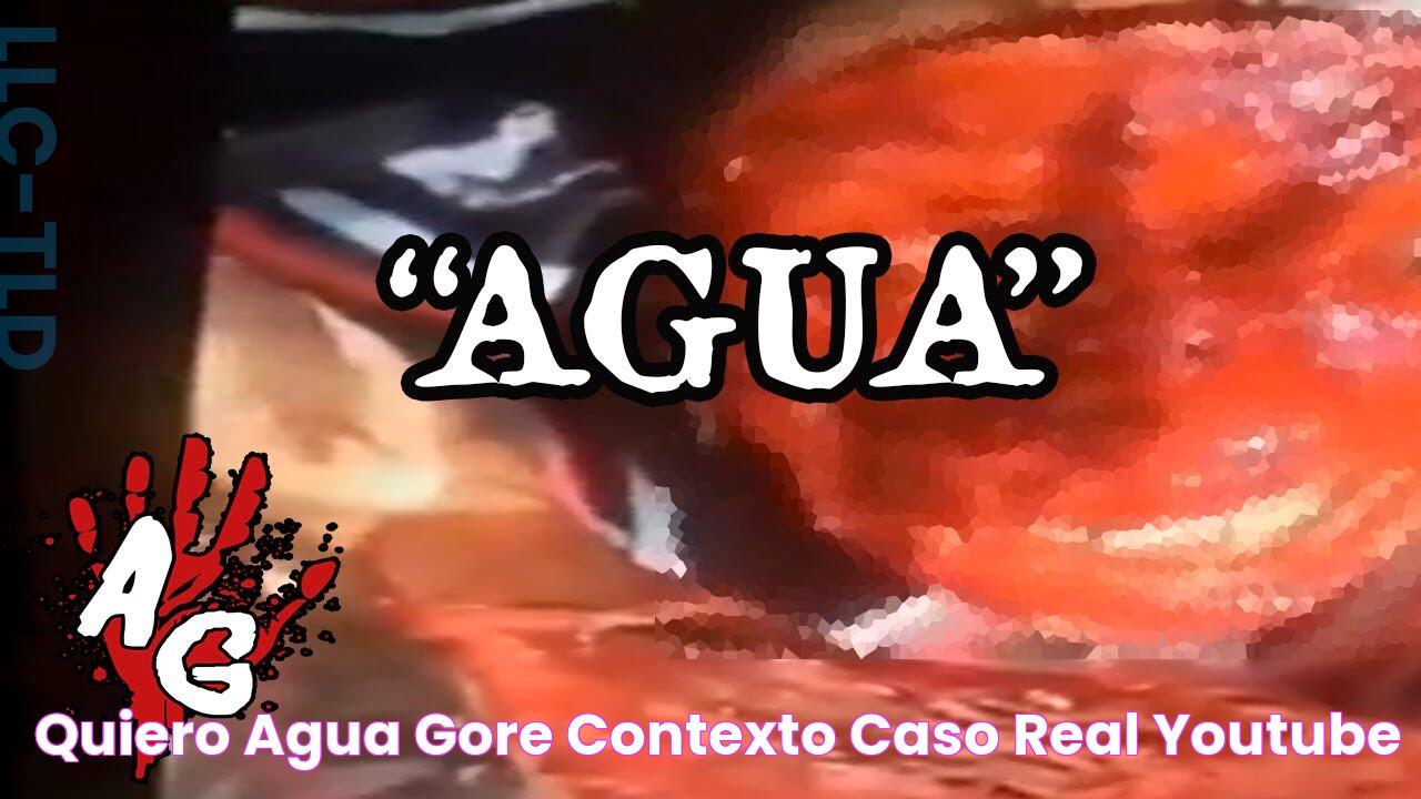 Discover The Thrilling "Quiero Agua Video Gore" Collection