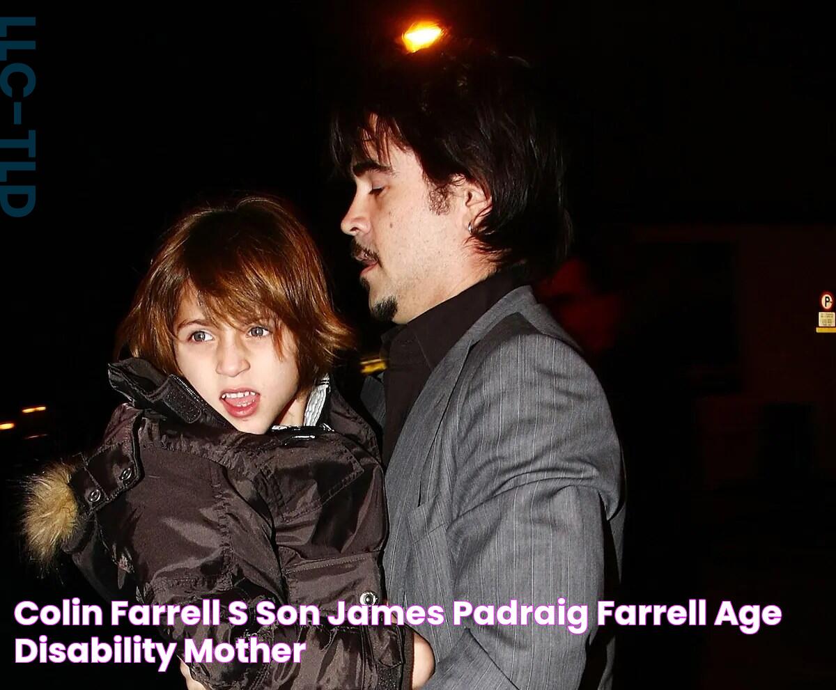 Colin Farrell's son, James Padraig Farrell age, disability, mother